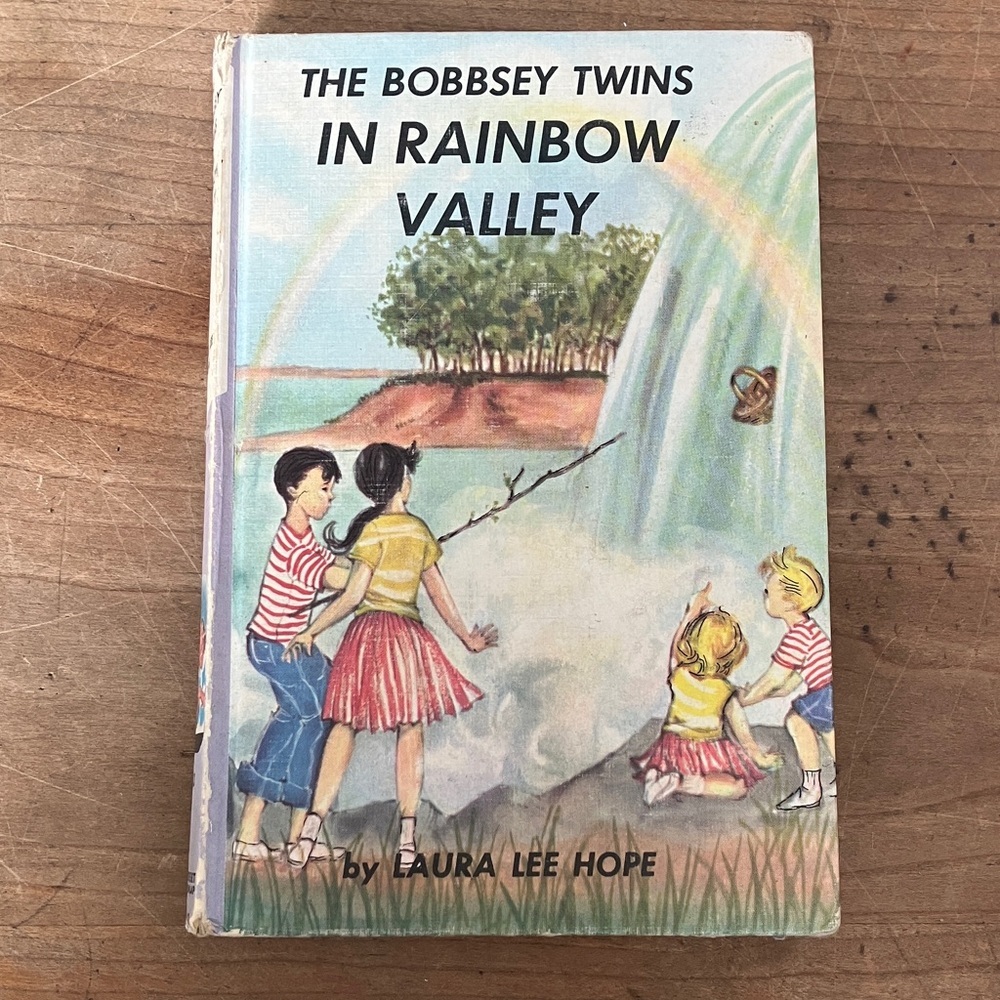 1950 vintage The Bobbsey Twins in Rainbow Valley hardcover Book